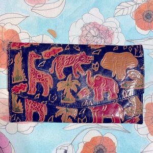 Leather animal Wallet